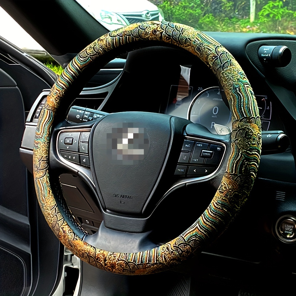 Embroidery Hub - Housse de volant de voiture, broderie