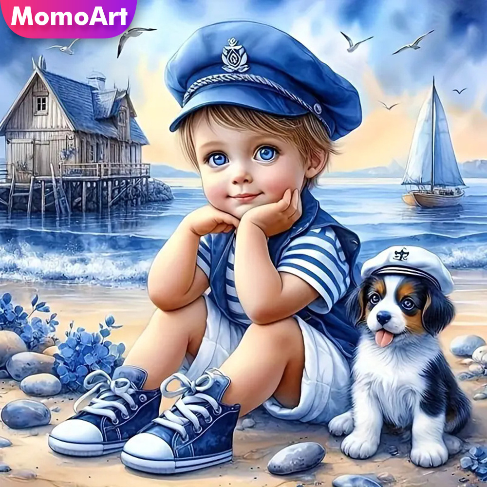 Embroidery Room - Momoart plein diamant peinture enfant garçon