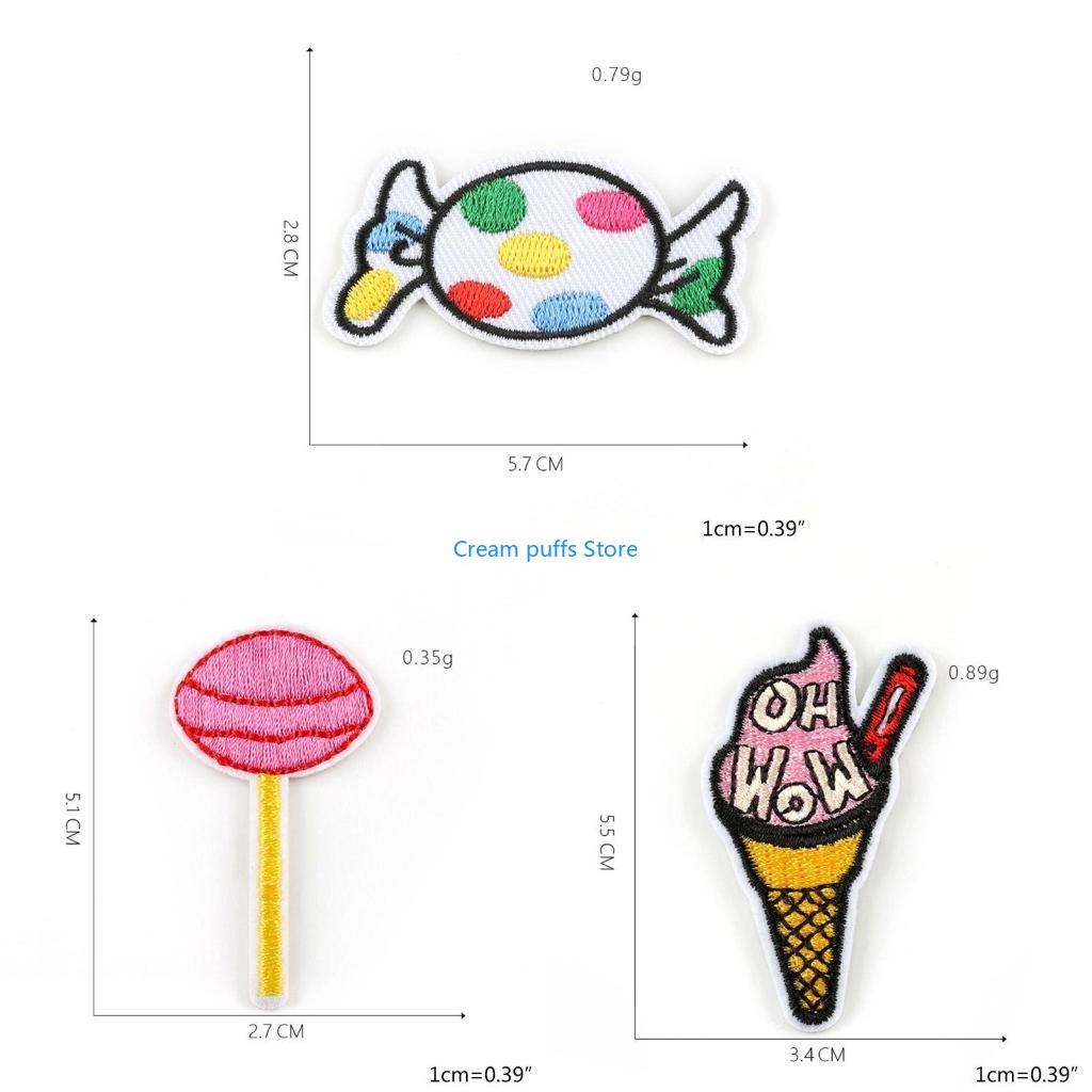 Embroidery Cream - 50LE 20PCS CARTOONE LOLLIPOP INCLE POGRES