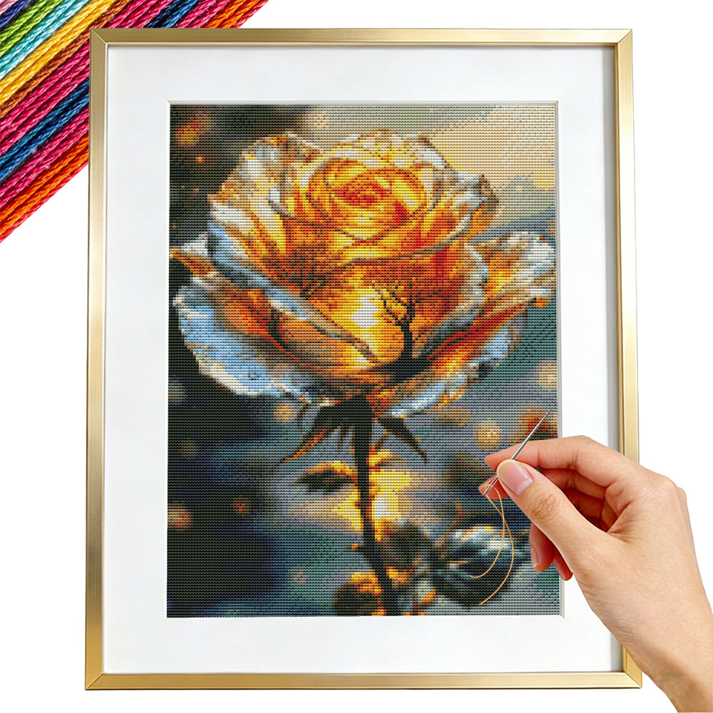 Embroidery Guide Paper - Kit de broderie 11CT, motif de