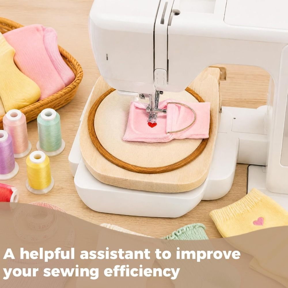 Embroidery Rose - Lot de 3 cerceaux à broder