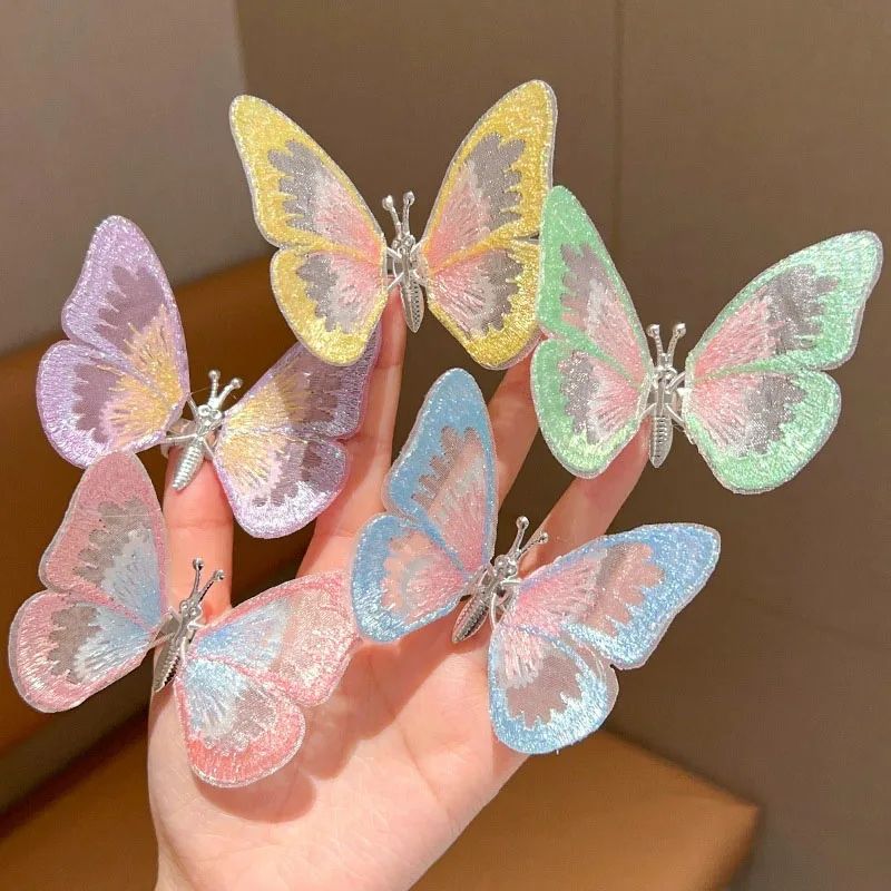 Embroidery Hub - 6/12 PIÈCES Broderie Papillon 3D Mobile