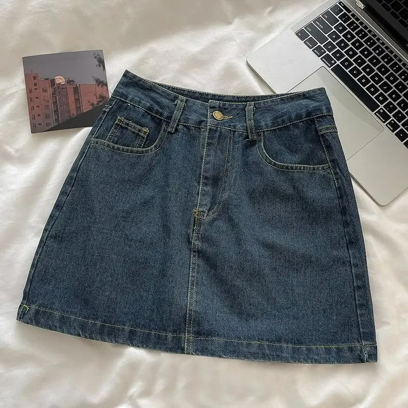 Embroidery Set - Ensemble jupe en jean Y2K :