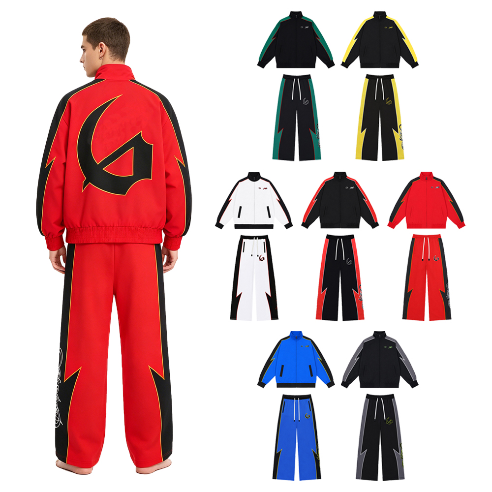 Embroidery Set - Ensembles streetwear Y2K pour hommes, ensembles