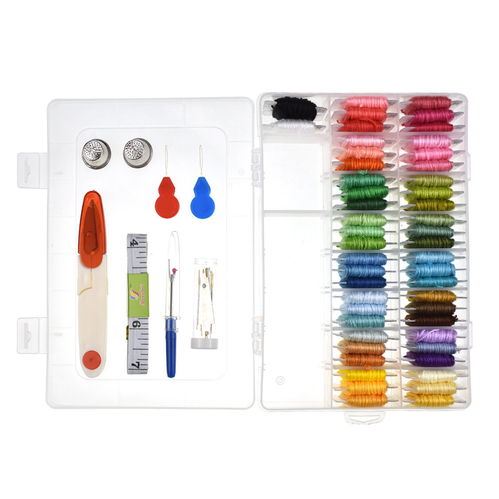 Embroidery For Beginners - 50 kits de broderie assortis avec