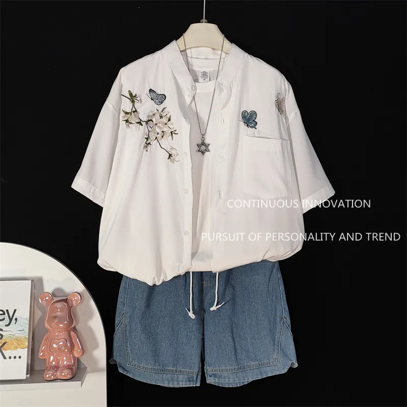 Embroidery Set - Ensemble 3 pièces pour homme, style