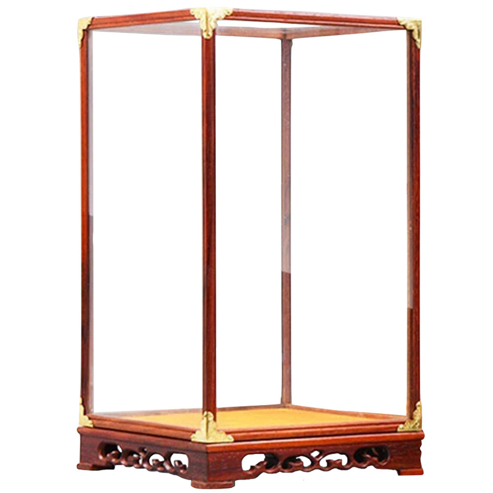 Frame Display Wood - Vitrine en verre pour bouddha, boîte
