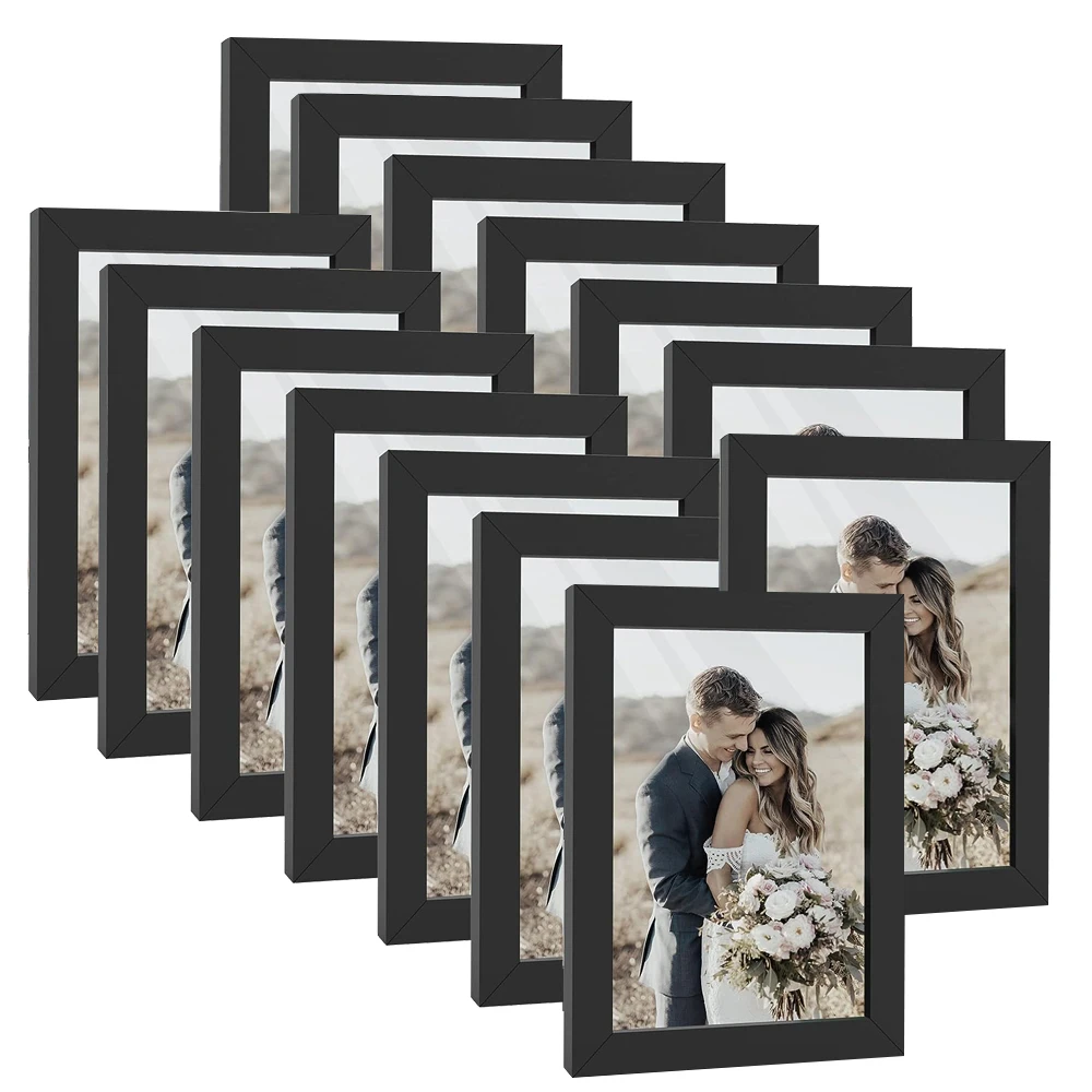 Frame Display Wood - Cadres photo en bois 4x6 pouces,