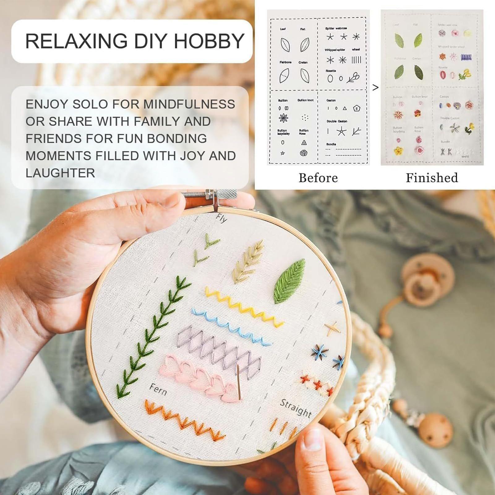 Livre de points de broderie po - Embroidery Guide Paper avis et prix