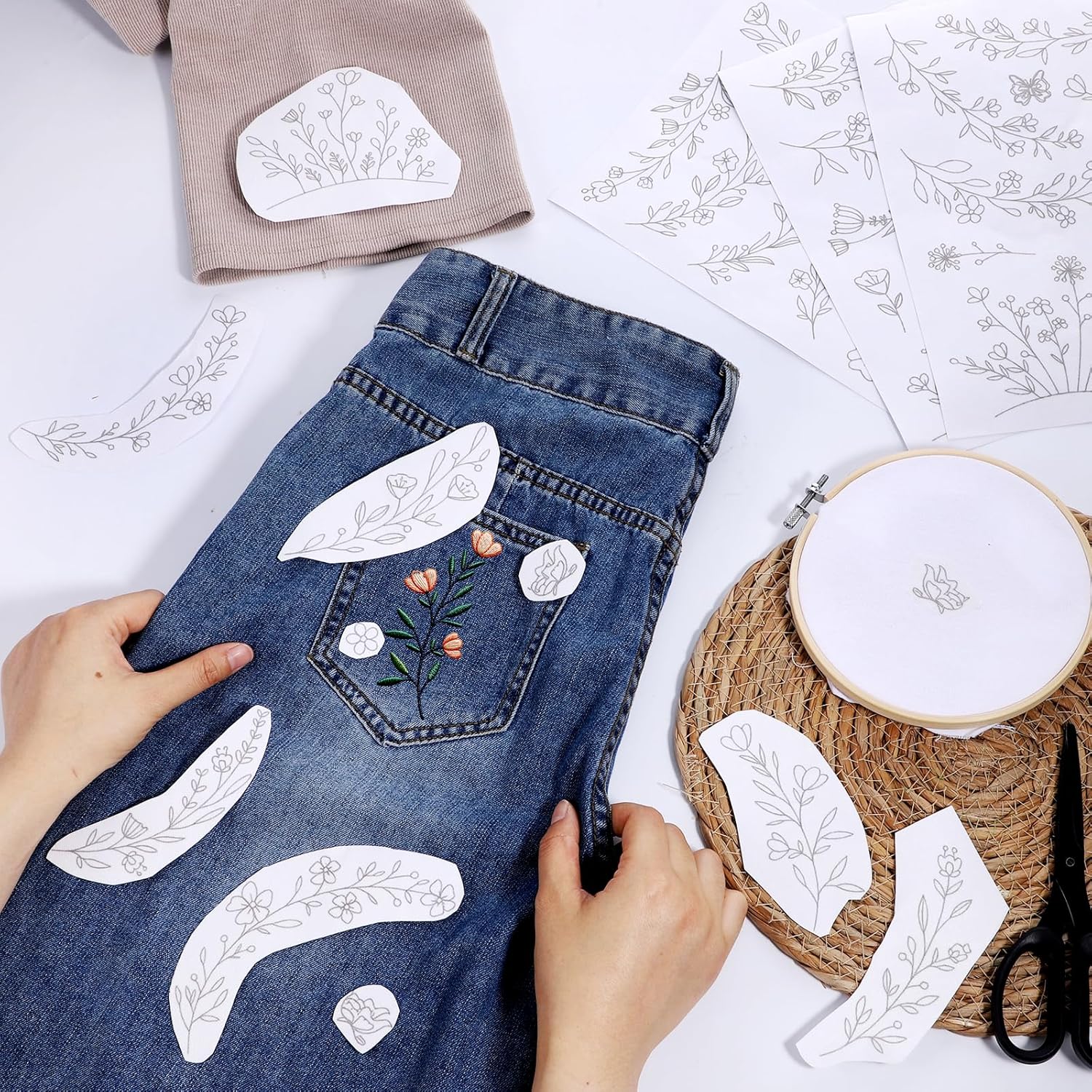 Papier de broderie soluble dan - Embroidery Web avis et prix