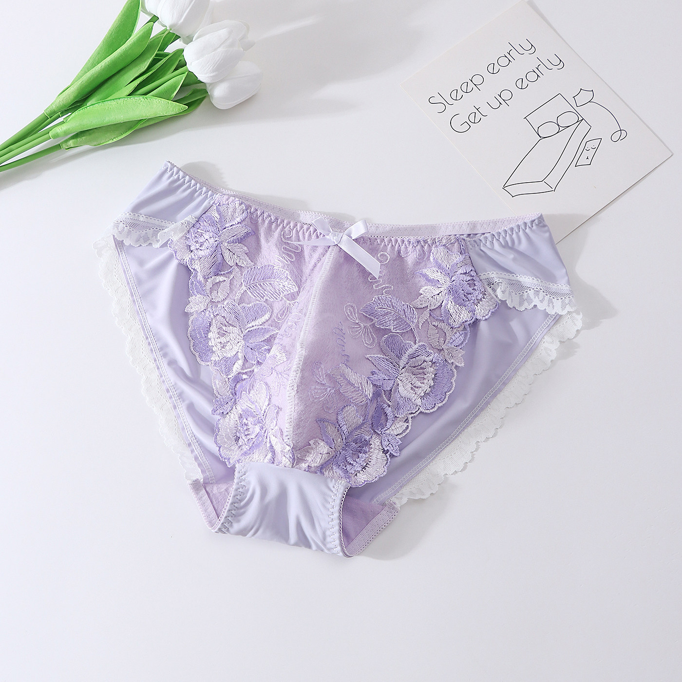 Culottes brodées florales en d - Embroidery Gift avis et prix