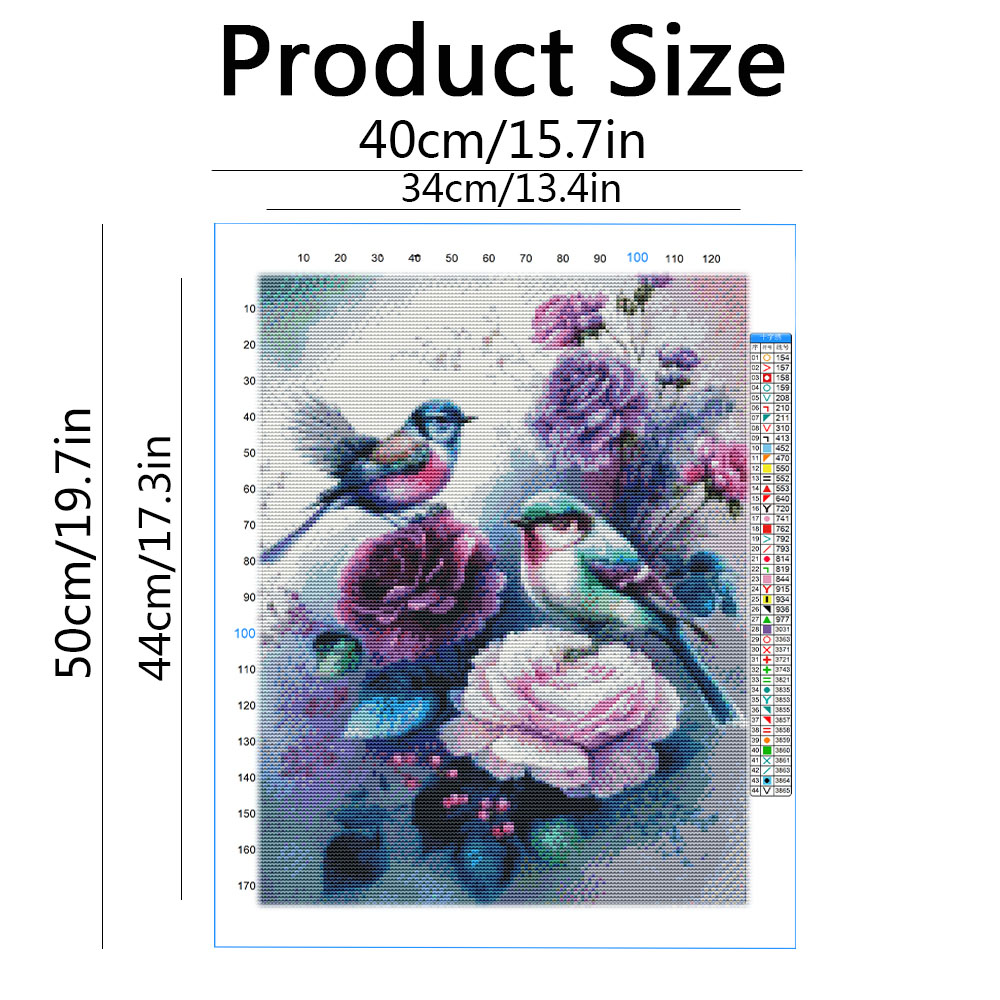 Kit de broderie en point de cr - Embroidery Guide Paper avis et prix