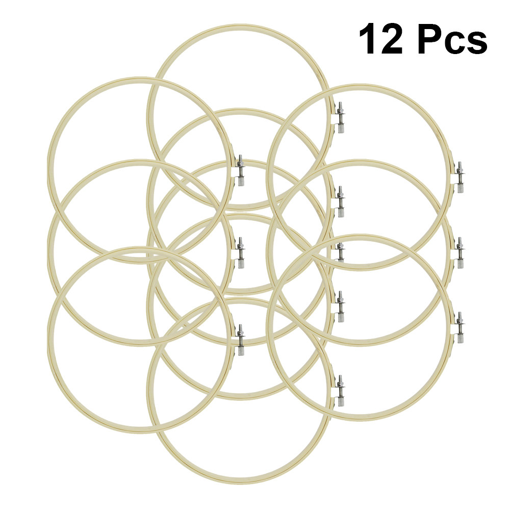 Ensemble de 12 cercles à brode - Embroidery For Beginners avis et prix