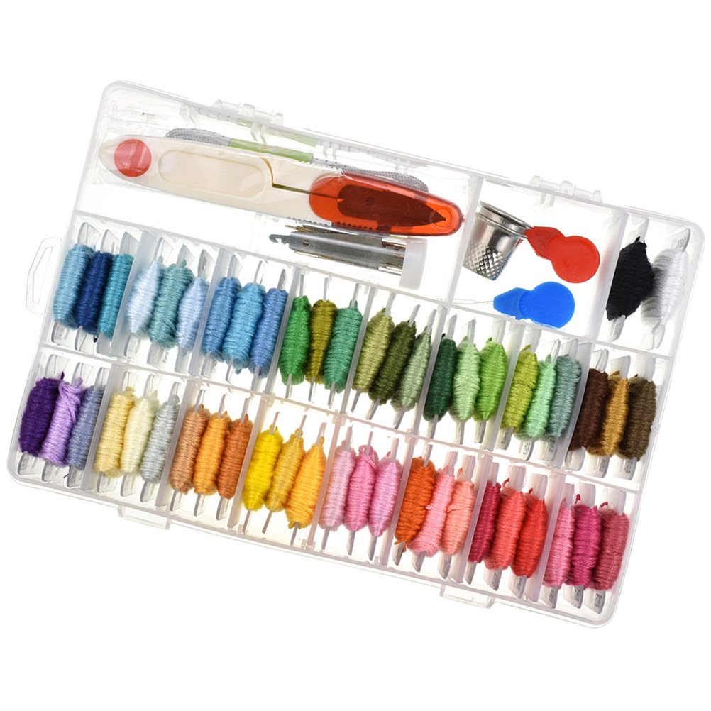 50 kits de broderie assortis p - Embroidery For Beginners avis et prix