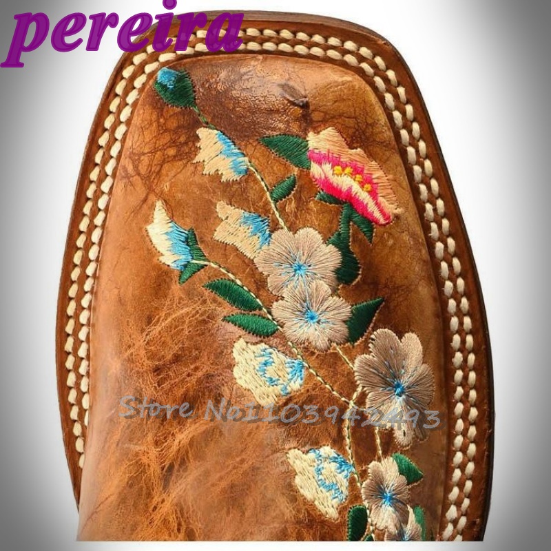 Bottes à fleurs brodées Rose G - Embroidery Rose avis et prix