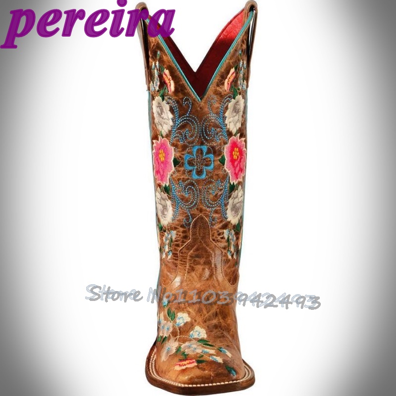 Bottes à fleurs brodées Rose G - Embroidery Rose avis et prix