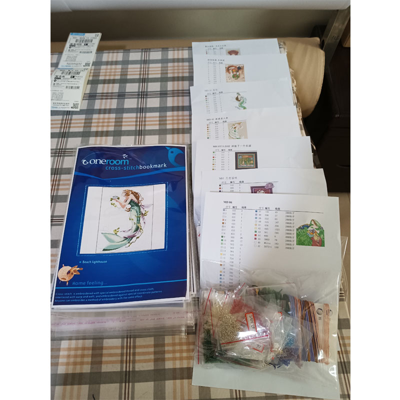 Kit de broderie au point de cr - Embroidery Lady Bug avis et prix