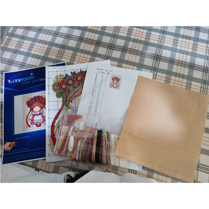Kit de broderie au point de cr - Embroidery Lady Bug avis et prix