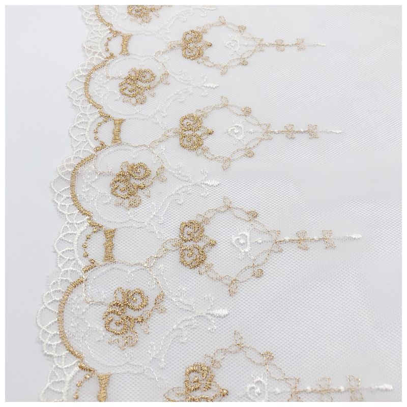 Robe brodée en maille de fil d - Embroidery Rose avis et prix