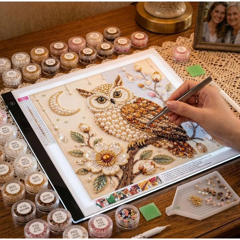 Kit d'art DIY Perles d'oiseaux - Embroidery Room avis et prix
