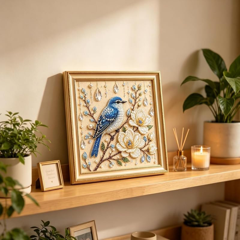 Kit d'art DIY Perles d'oiseaux - Embroidery Room avis et prix