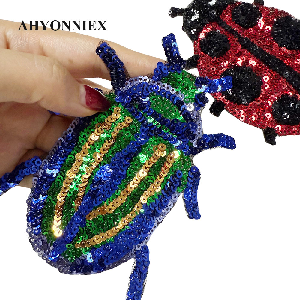 Patch brodé à paillettes cocci - Embroidery Lady Bug avis et prix
