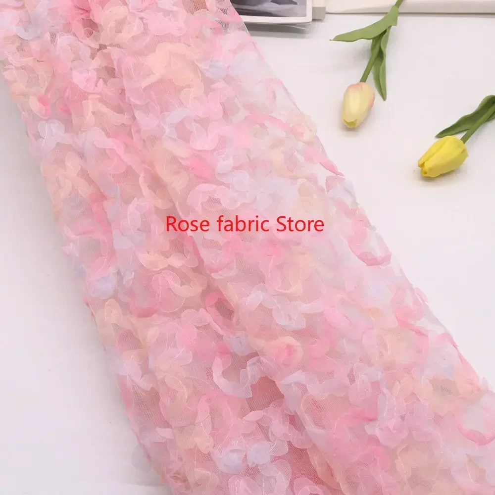 Tissu en mousseline dégradée a - Embroidery Rose avis et prix