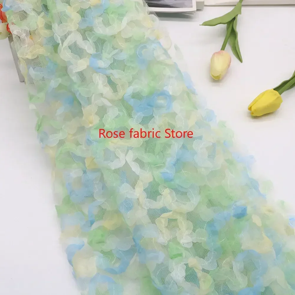 Tissu en mousseline dégradée a - Embroidery Rose avis et prix