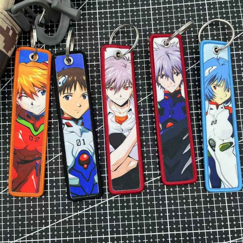 Evangelion porte-clés Anime br - Embroidery Ring avis et prix