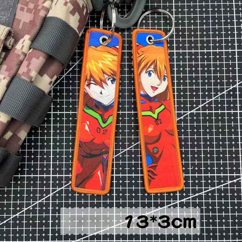 Evangelion porte-clés Anime br - Embroidery Ring avis et prix
