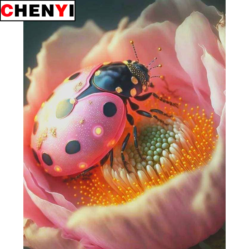 Peinture diamant thème CÔTÉ ci - Embroidery Lady Bug avis et prix