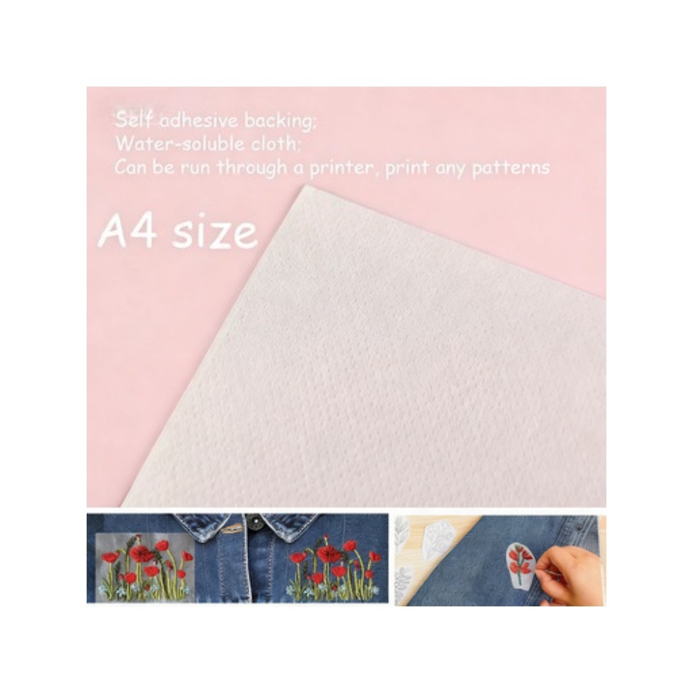 5 feuilles A4 autocollantes im - Embroidery Web avis et prix