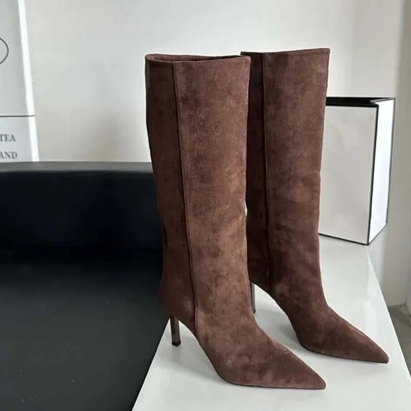 Femmes de luxe bottes longues  - Embroidery Design Free avis et prix