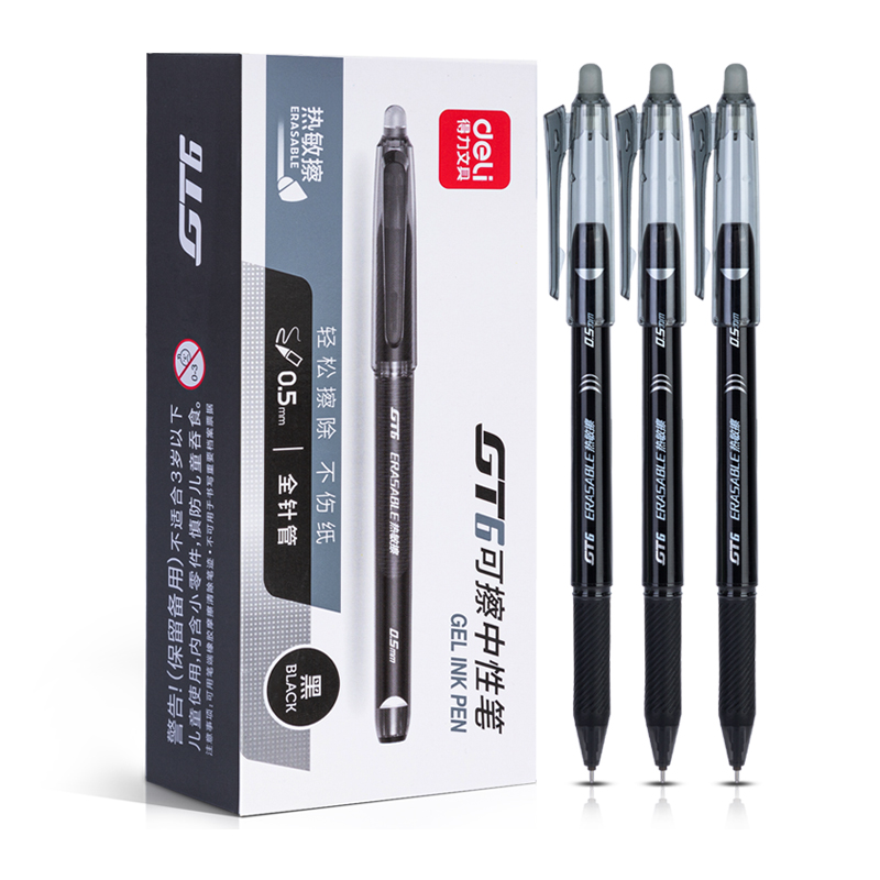 Stylo gel effaçable Deli 0,5 m - Pentel Pen Energel avis et prix