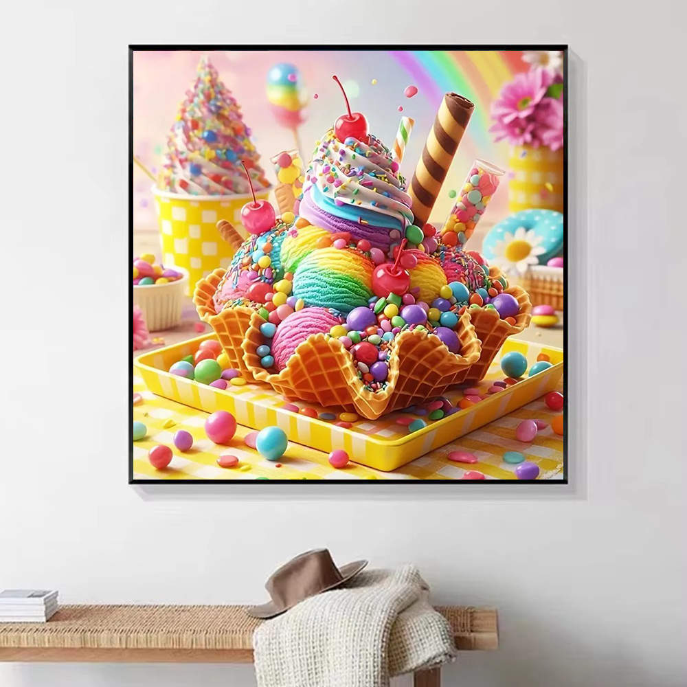 HUACAN 1 pièces diamant peintu - Embroidery Cream avis et prix
