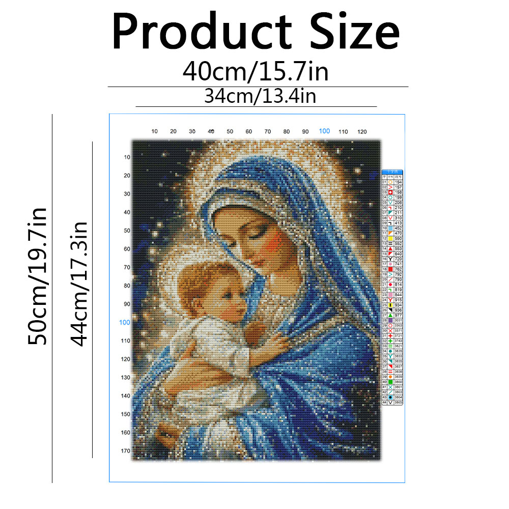 Kits de broderie religieuse en - Embroidery Guide Paper avis et prix