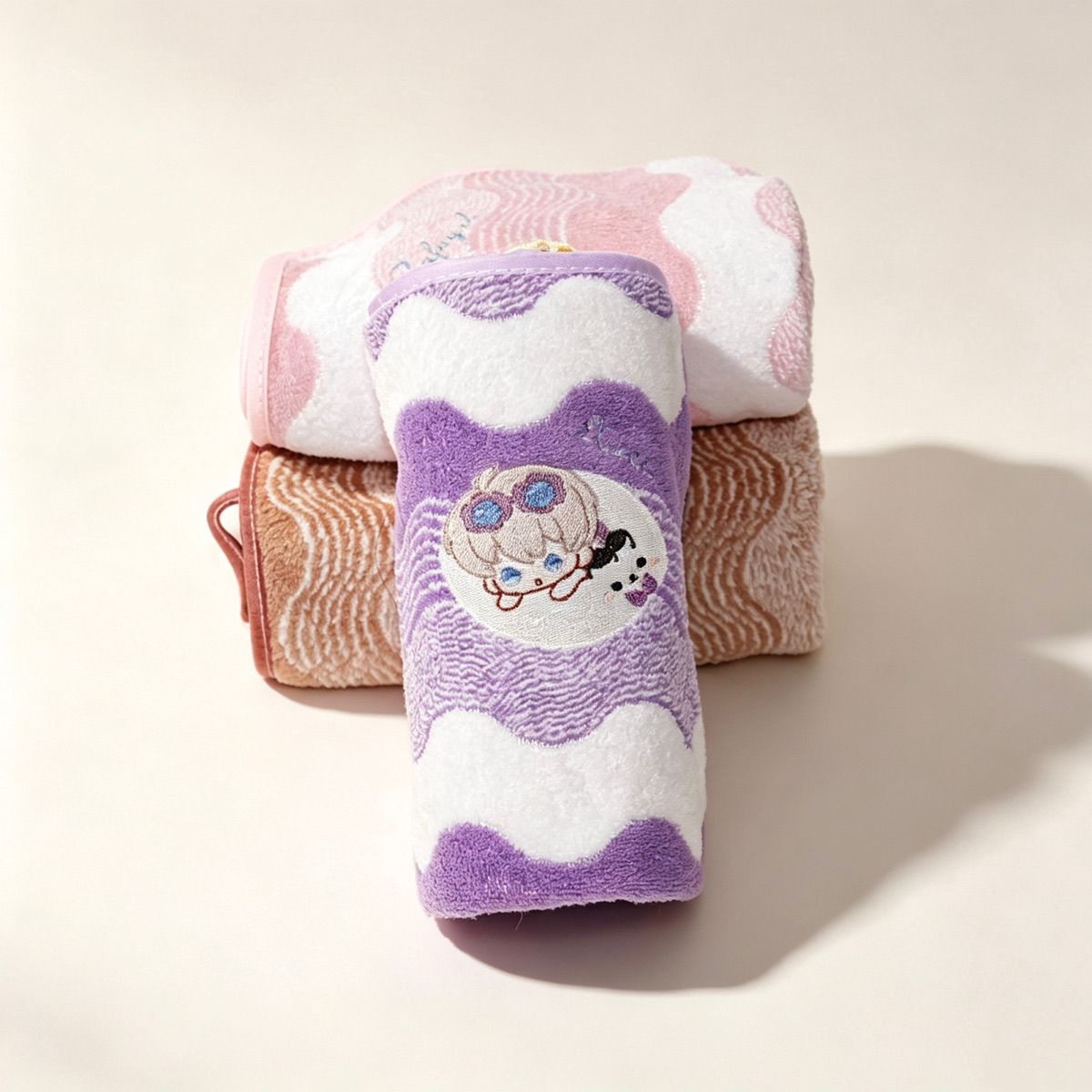 Serviette de toilette en polai - Embroidery Set avis et prix