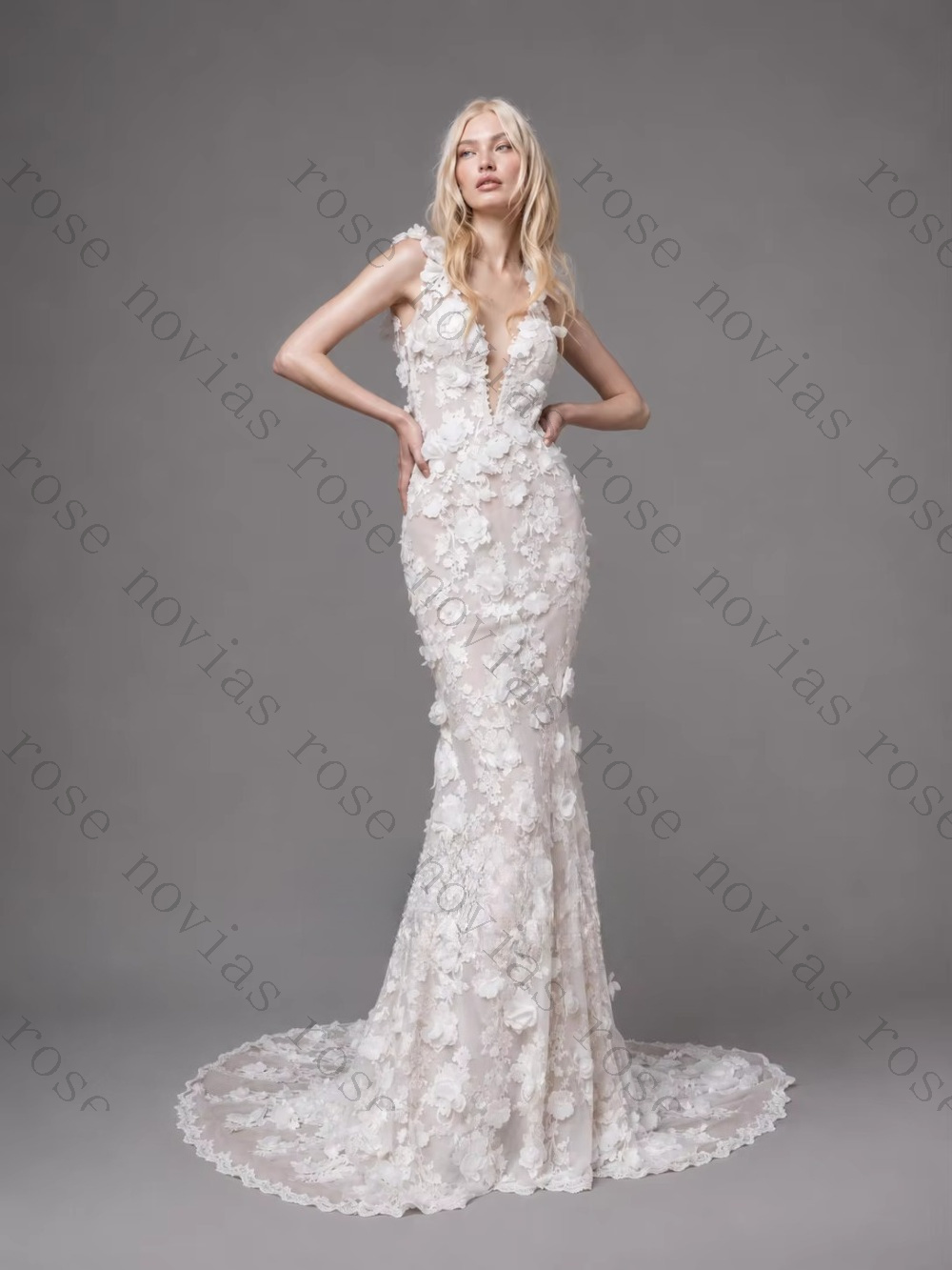 Robe de mariée sirène personna - Embroidery Online Designs avis et prix