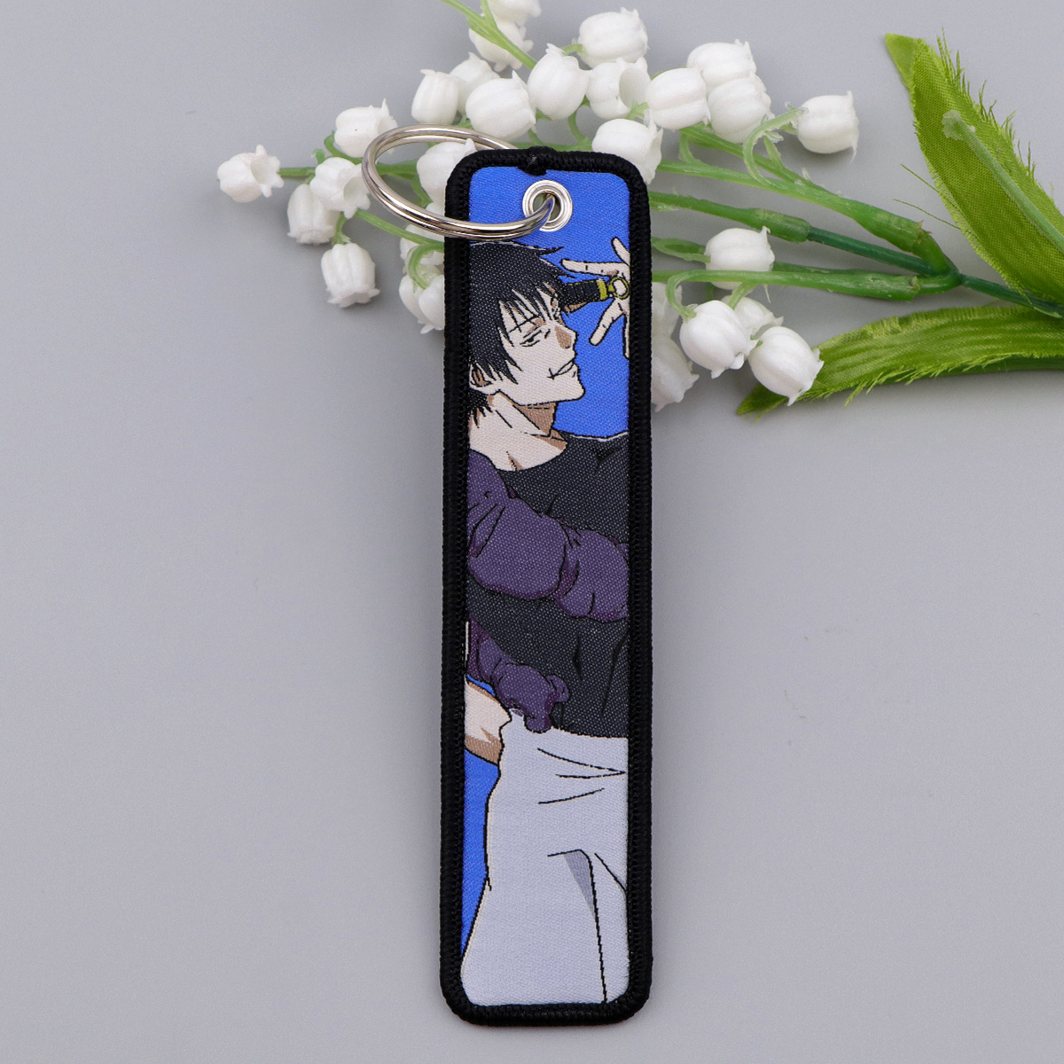 1 pièce Porte-clés brodé Anime - Embroidery Ring avis et prix