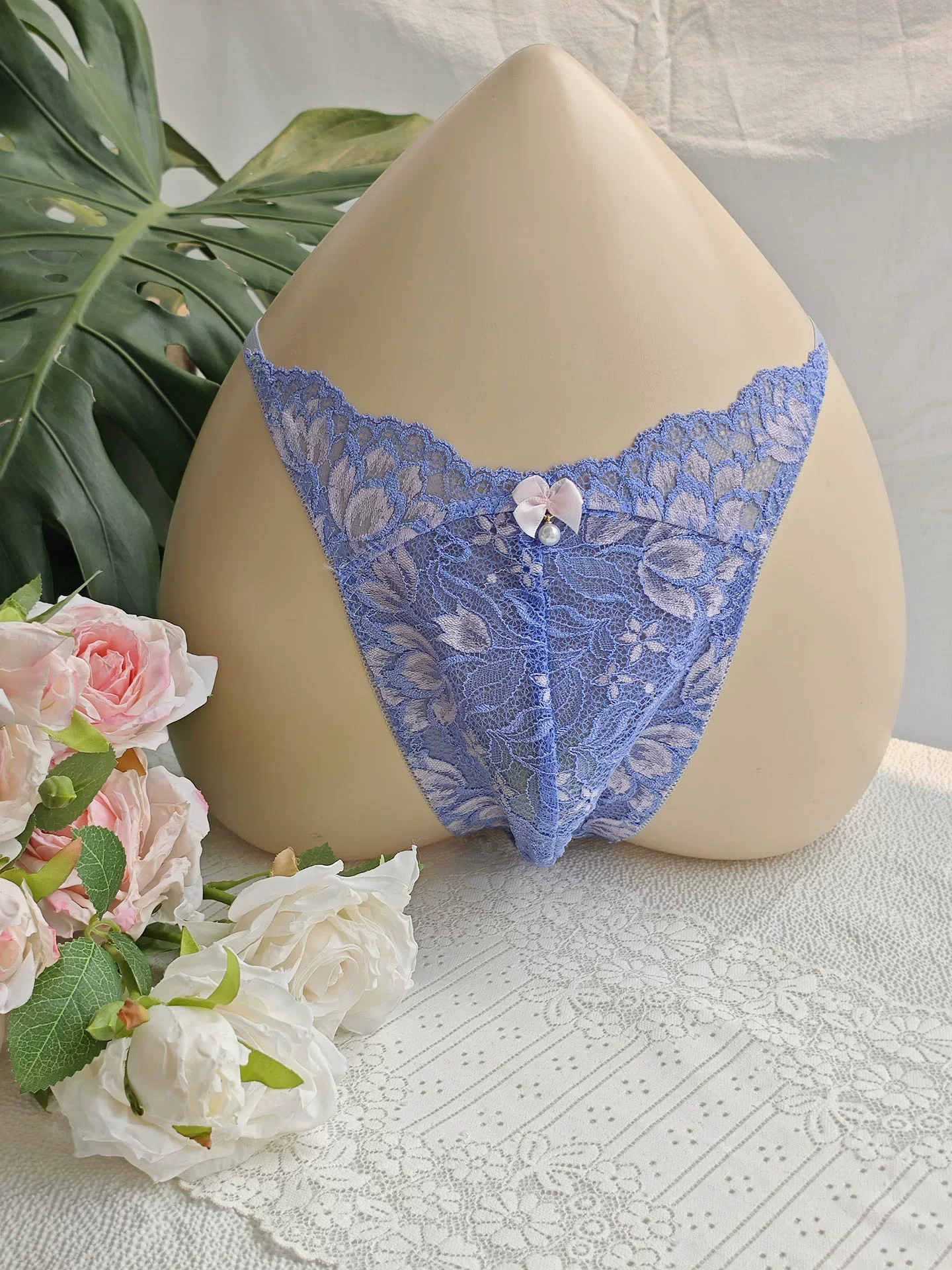Slip homme en dentelle noire b - Embroidery Gift avis et prix