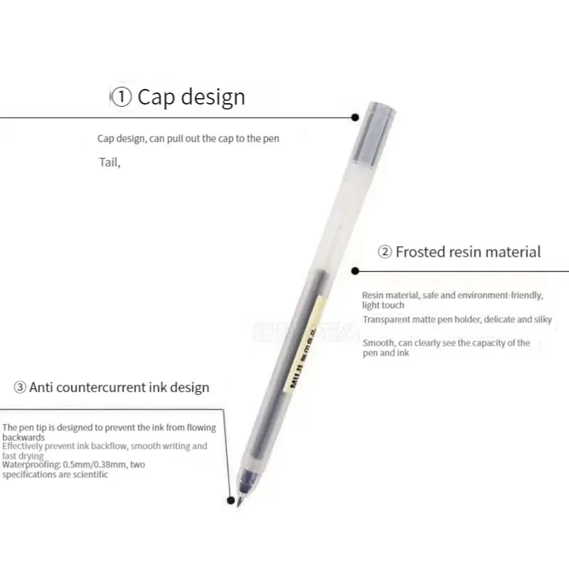 6/8 pièces/ensemble MUJIS styl - Pentel Pen Energel avis et prix
