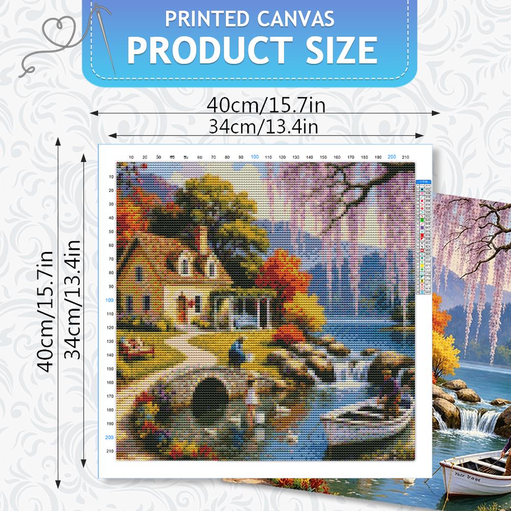 Kit de broderie au point de cr - Embroidery Guide Paper avis et prix