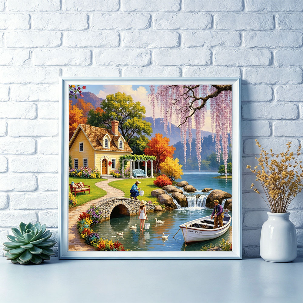 Kit de broderie au point de cr - Embroidery Guide Paper avis et prix
