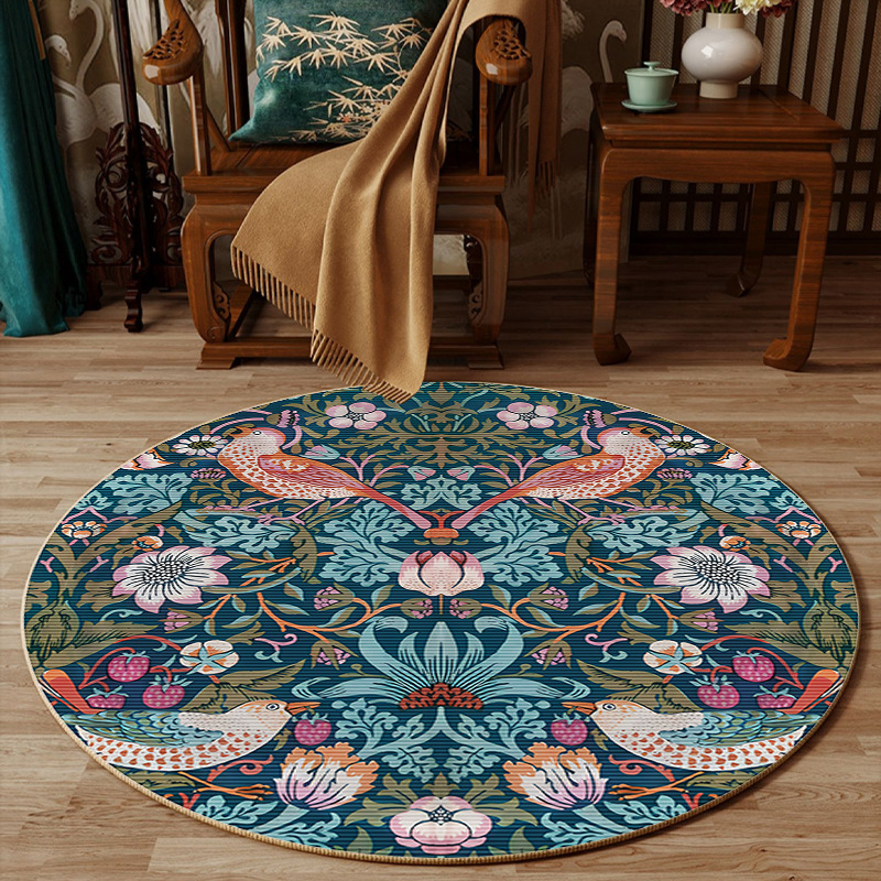 Tapis rond antidérapant en for - Embroidery Online Designs avis et prix