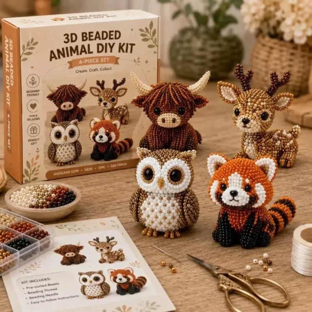 Kit de broderie de perles anim - Embroidery For Beginners avis et prix