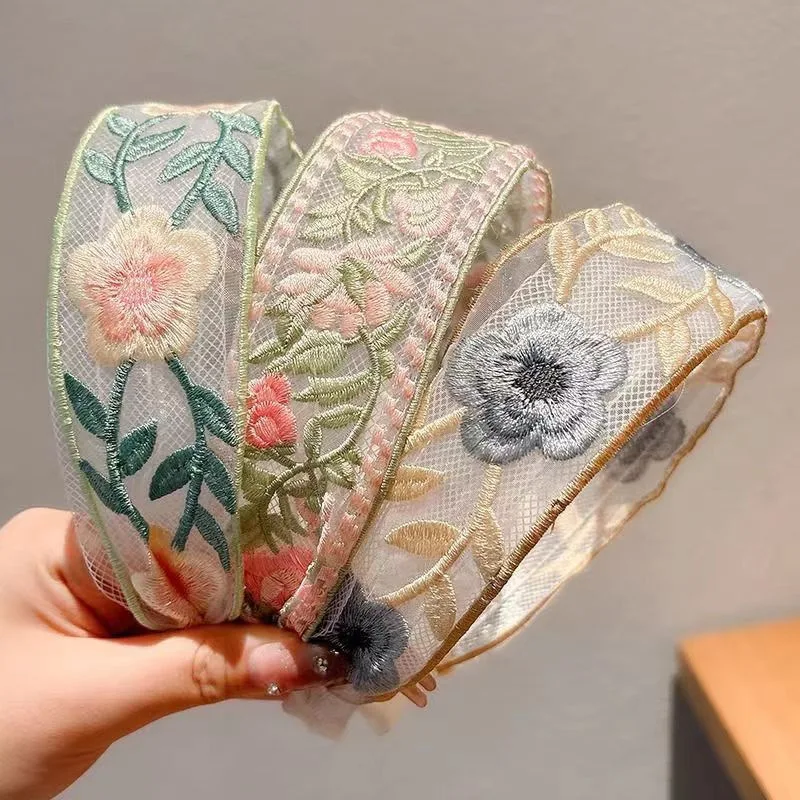 1/3 pièces élégant en mousseli - Embroidery Ring avis et prix