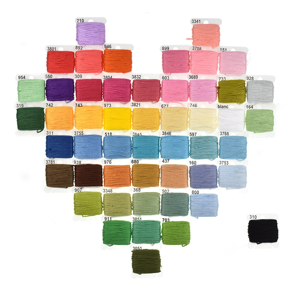 50 kits de broderie assortis a - Embroidery For Beginners avis et prix