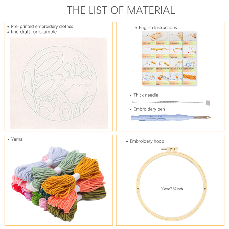 RUOPOTY Kits de Punch Needle H - Embroidery Ideas For Bags avis et prix