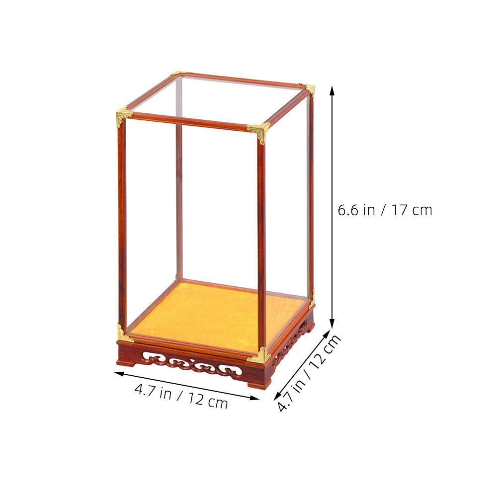 Vitrine en verre pour bouddha, - Frame Display Wood avis et prix