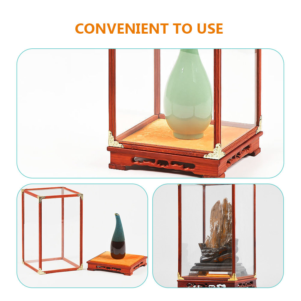 Vitrine en verre pour bouddha, - Frame Display Wood avis et prix